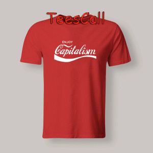 Tshirt Enjoy Capitalism Red