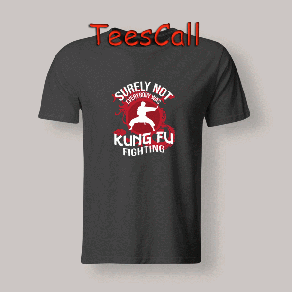 Tshirt Surely Not Everybody Was Kung Fu Fighting