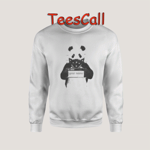 Sweatshirts Panda Your Name