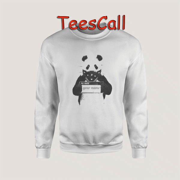 Sweatshirts Panda Your Name