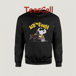 Sweatshirts Let's Do Lunch Snoopy