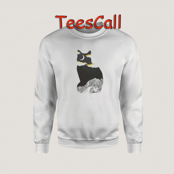 Sweatshirts Meru Mountain Landscape Cat