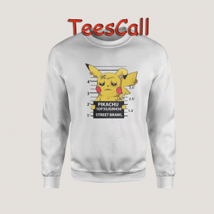 Sweatshirts Pikachu Mugshot