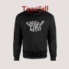Sweatshirts feed the artist