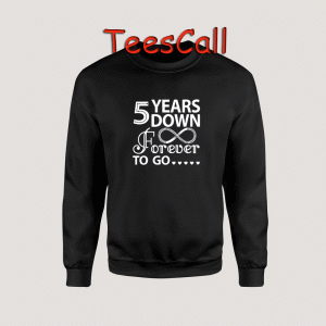 Sweatshirts 5 years down