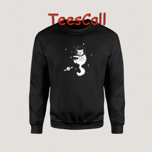 Sweatshirts Kitten Astronaut Crew