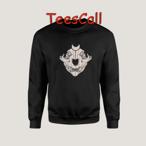 Sweatshirts Moon Cat Skull