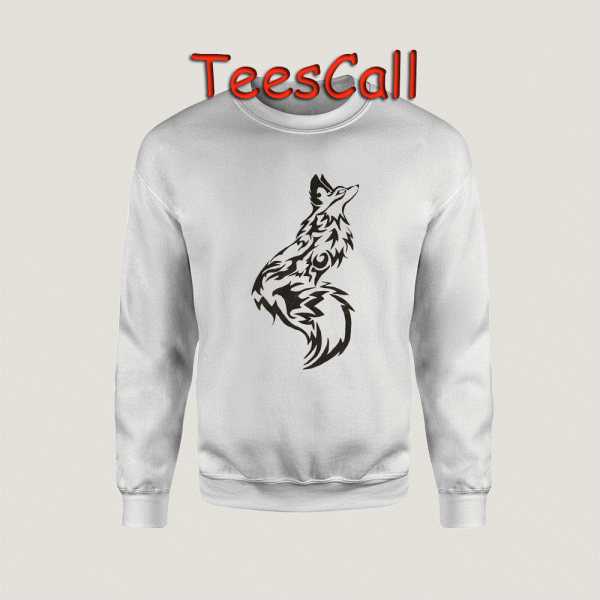 Sweatshirts Tribal Wolf Designs