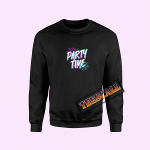 Sweatshirts Party Time Glitch