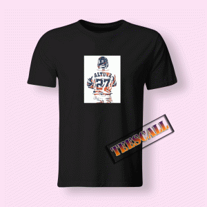 Tshirts Jose Altuve Houston Astros Pixel Art