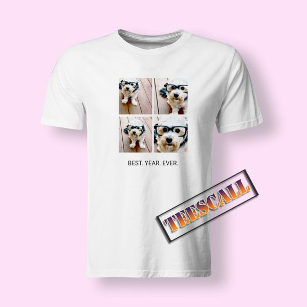 4 Photo Collage Cute Puppy T-Shirt