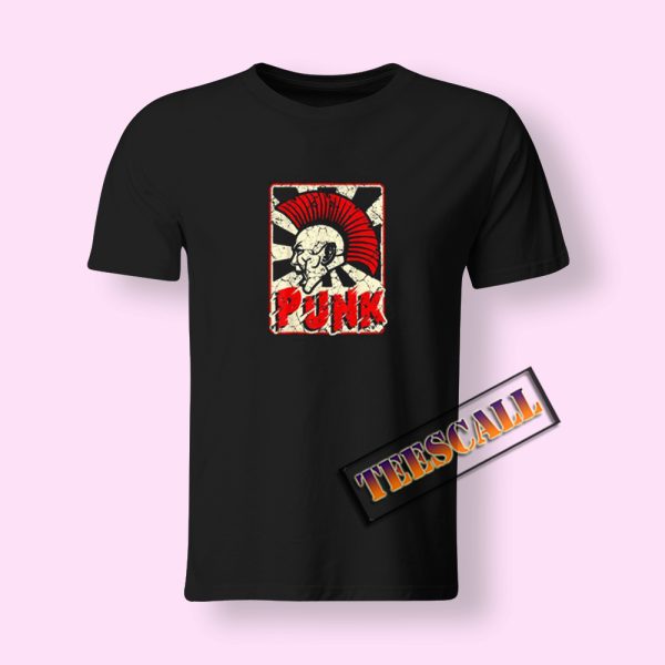 Punk Rock Skull T-Shirt