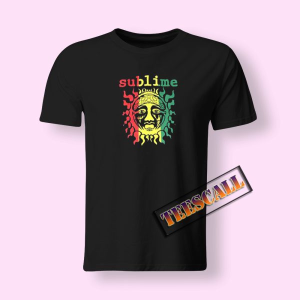 Sublime Colored Rasta Logo T-Shirt