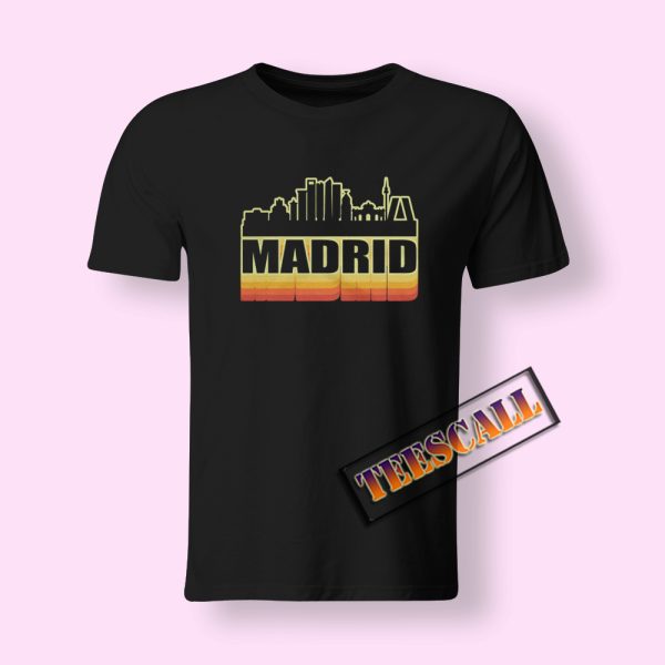 Tshirts Madrid Vintage Rainbow