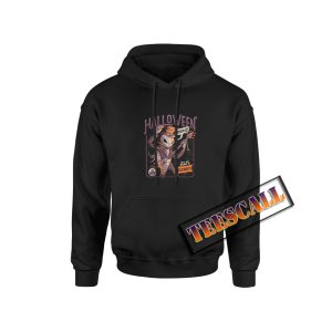 Halloween Rocks Spooky Skellington Rocker Hoodie