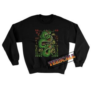 Ugly Christmas Dragon Sweatshirt
