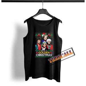 Have A Golden Christmas Tank Top