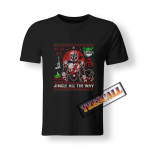 Jingle All The Way Mandalorian T-Shirt