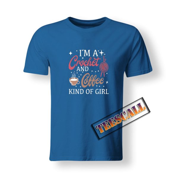 Coffee-And-Crochet-Girl-T-Shirt-Blue