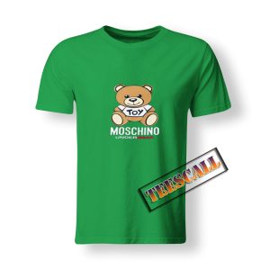 Moschino-Bear-T-Shirt-Green