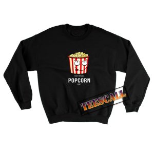 National-popcorn-day-Sweatshirt-Black