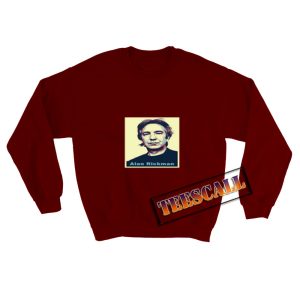 Alan-Rickman-Sweatshirt-Maroon